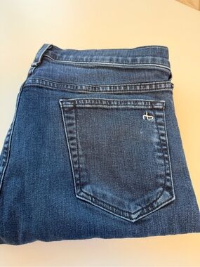 rag & bone Dark Blue Straight Leg Jeans